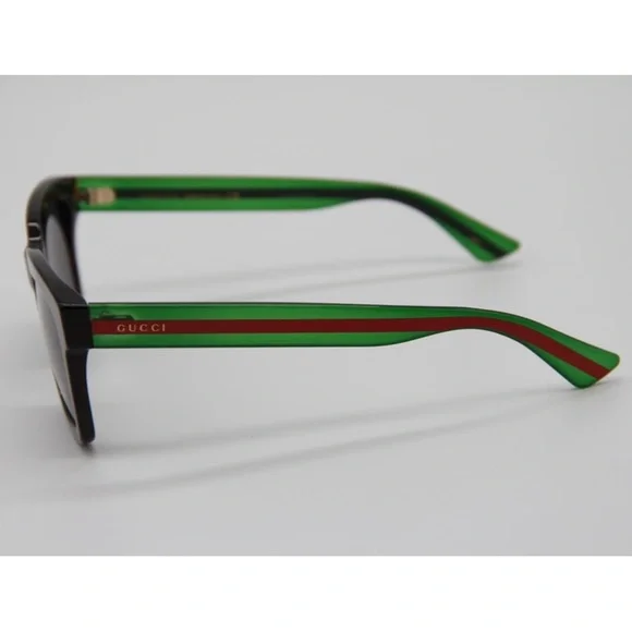 NEW GG0001SN 003 UNISEX SUNGLASSES GUCCI GG0001SN HAVANA GREEN - Picture 5 of 13